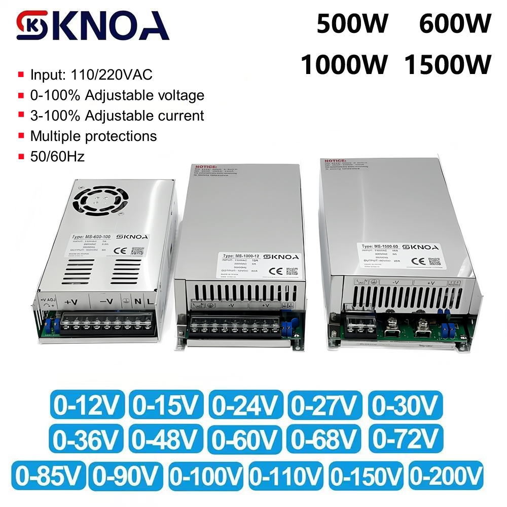 3D Printer Power Supply - 500W 600W 1000W 1500W Adjustable Power