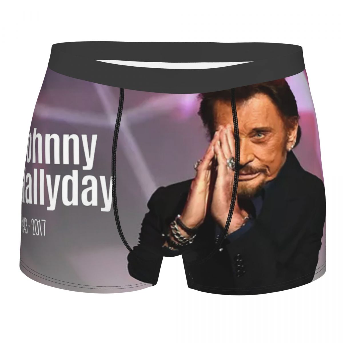 3D Printing Rock - Rock Johnny Hallyday Boxer Shorts Men