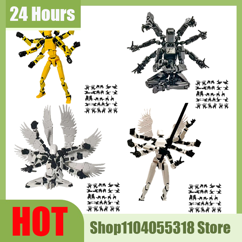 3D Printing Action Figure - Multi-Jointed Movable Shapeshift Robot With 8