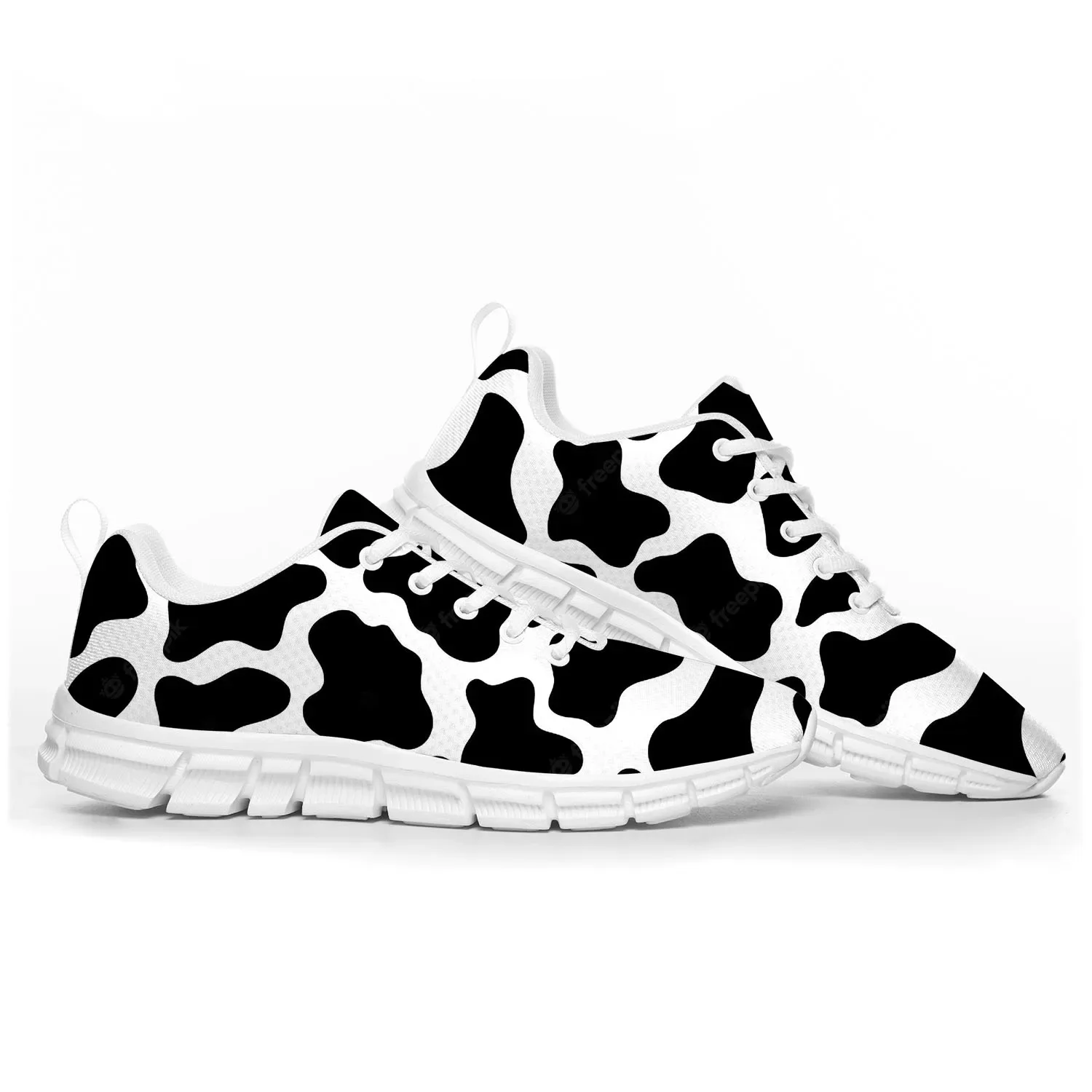 3D Printing Quality - Cow Print 3D Pattern Sports Shoes