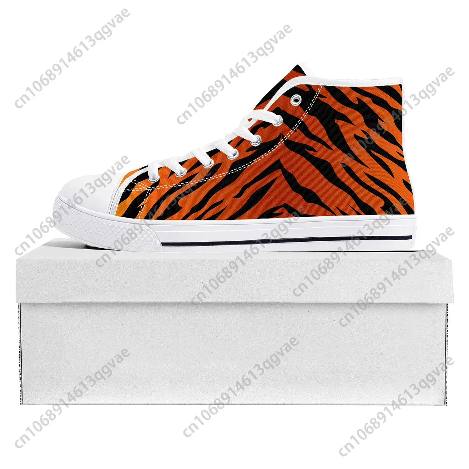 3D Printing Quality - Tiger Stripe 3D Print High Top