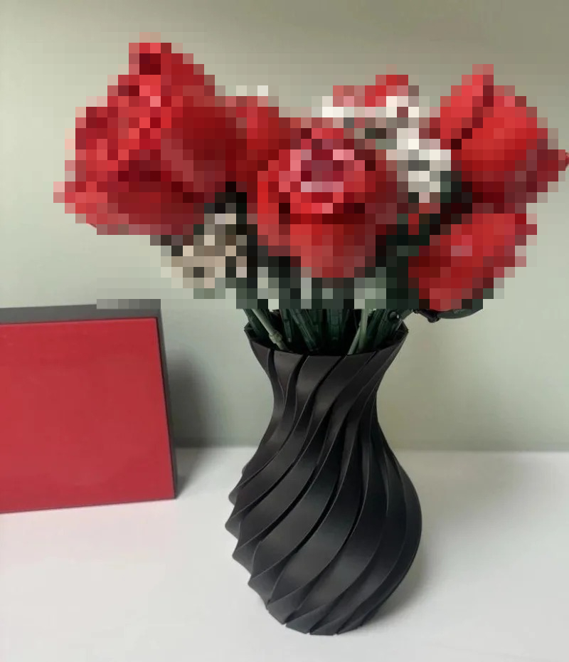 3D Printing Lego Bricks - Vase for Lego Bouquet Roses Flowers