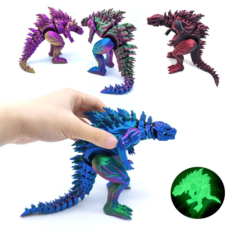 3D Printing Action Figure - 3D Printing Muscle Dinosaur Action Figure