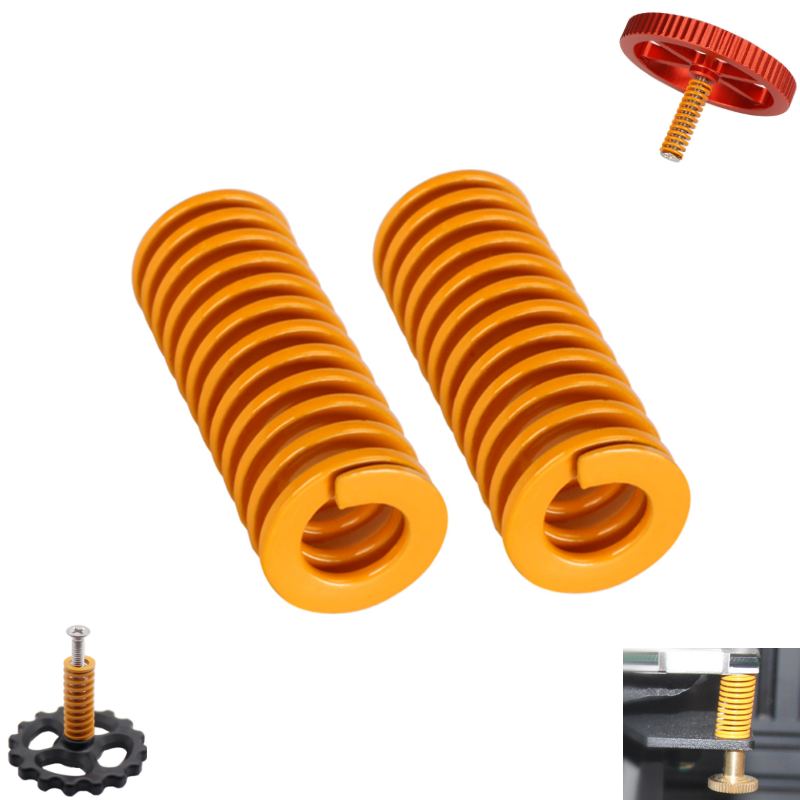 3D Printer Bed Spring - RAMPS 4pcs Yellow Leveling Spring 3D
