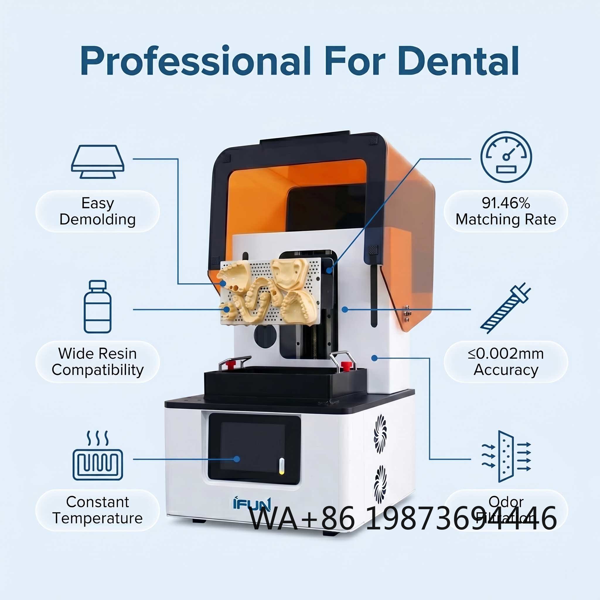 3D Printing Dental - Professional Resin Dental 3D Printer, Used