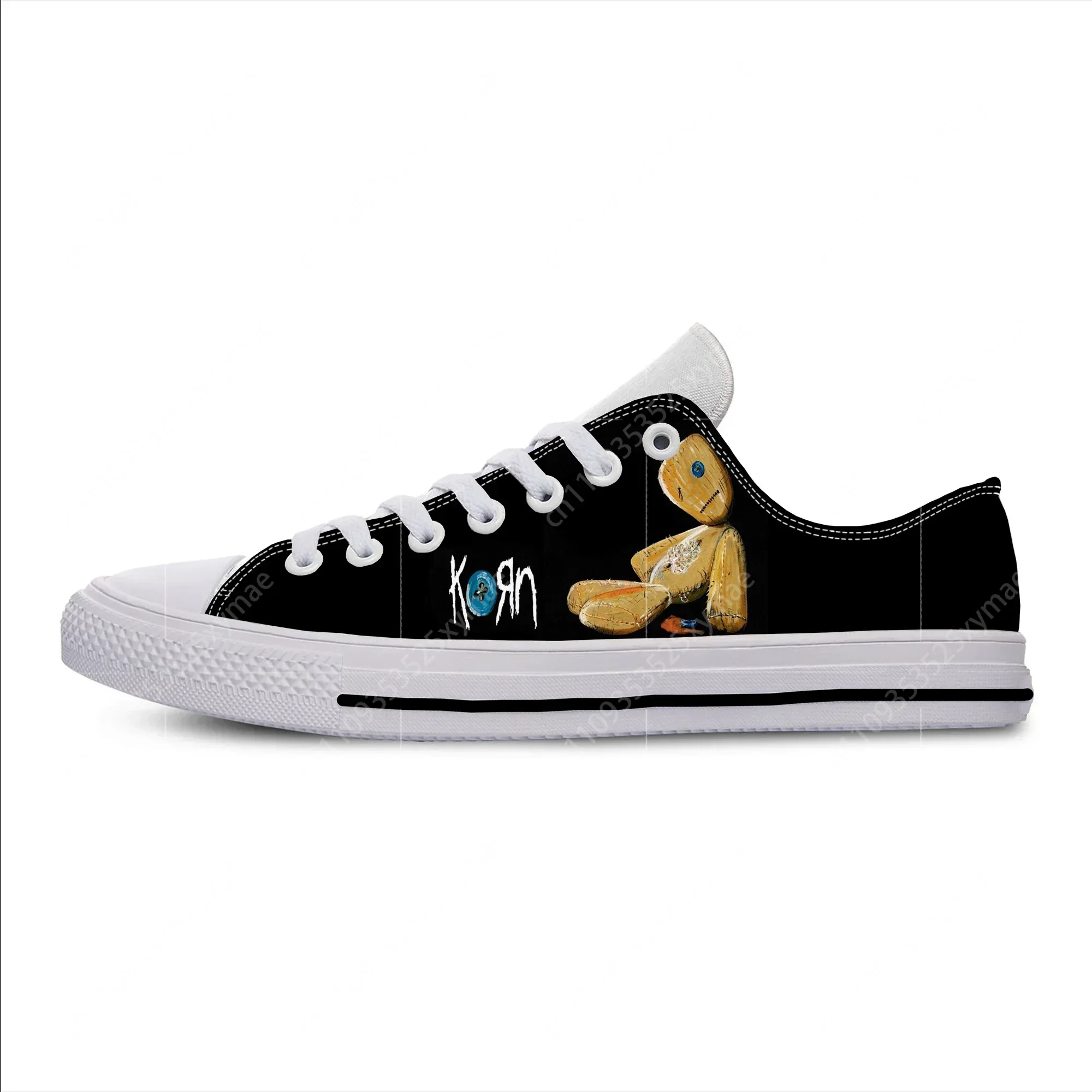 3D Printing Rock - Korn Rock Band Low Top Sneakers