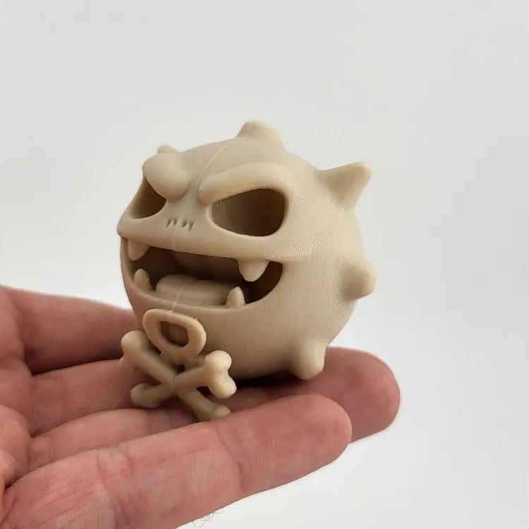 3D Printing Mockup - Pokémon Skeletal Fossil Figure Model 3D