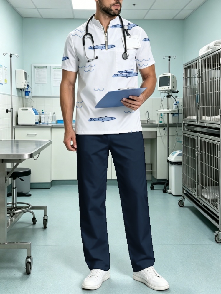 3D Printing For Medical - Mens Cute Ocean Fish All Over