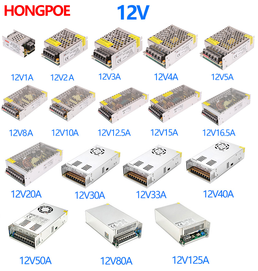 3D Printer Power Supply - 12V Power Supply 1A 2A 3A