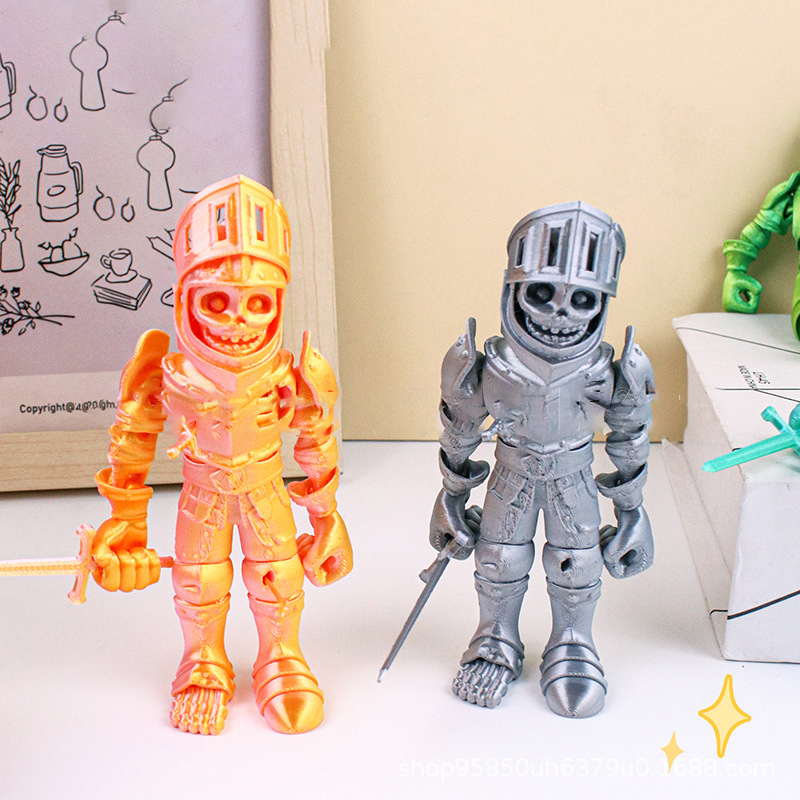 3D Printed Skeleton Action Fig - 3D Printing Action Figure review and price