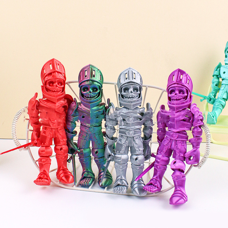 3D Printed Skeleton Action Fig - 3D Printing Action Figure review and price