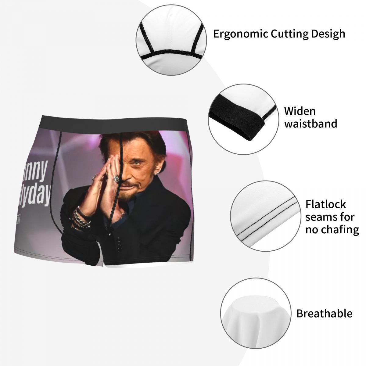 Rock Johnny Hallyday Boxer Sho - 3D Printing Rock review and price