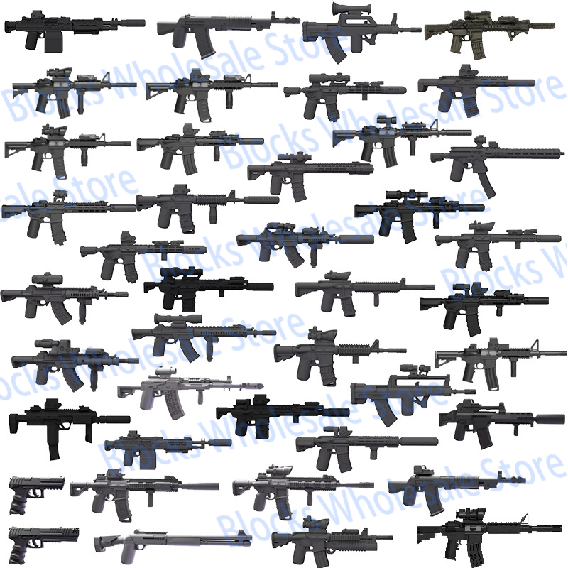MOC Military Figure Equipment  - 3D Printing Lego Bricks review and price
