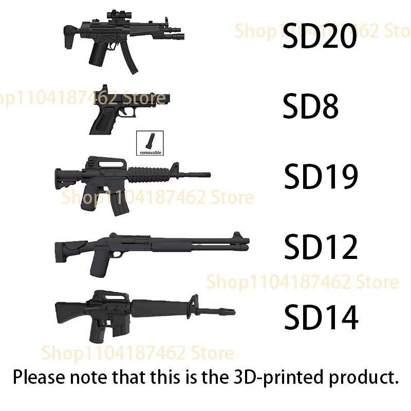 Military Soldiers Figure Equip - 3D Printing Lego Bricks review and price