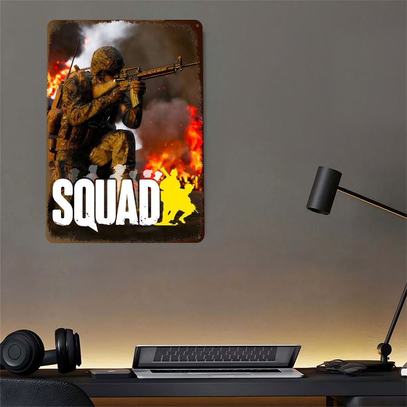 Squad Video Game Cover Art Pos - 3D Printing Videos review and price