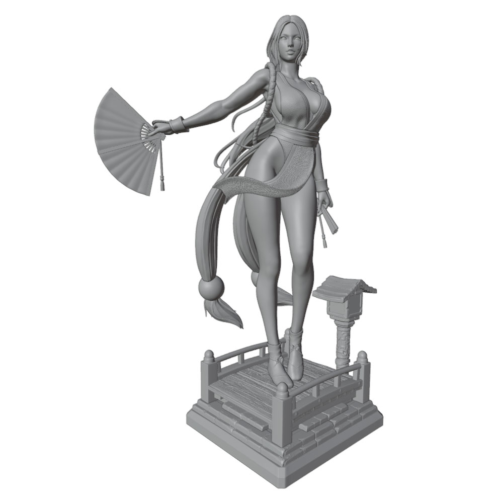 1/24 Sexy Long-Haired Girl Min - 3D Printing Mockup review and price