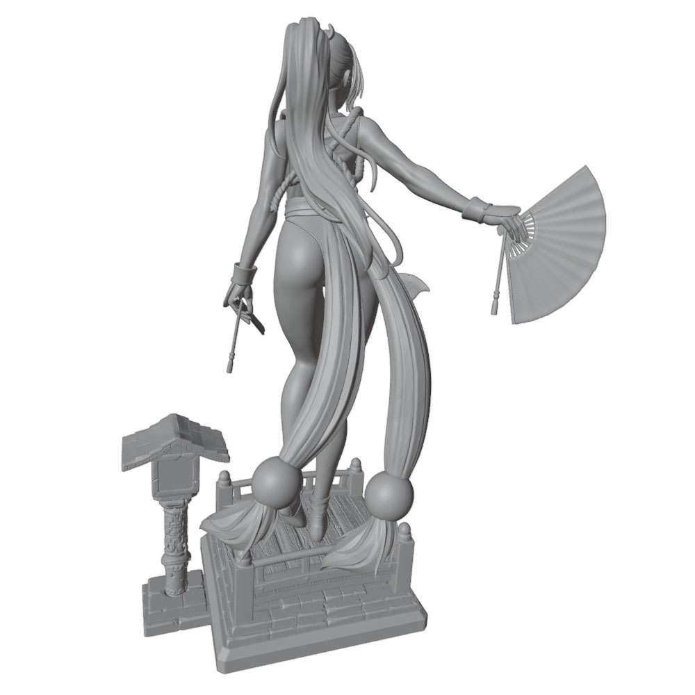 1/24 Sexy Long-Haired Girl Min - 3D Printing Mockup review and price