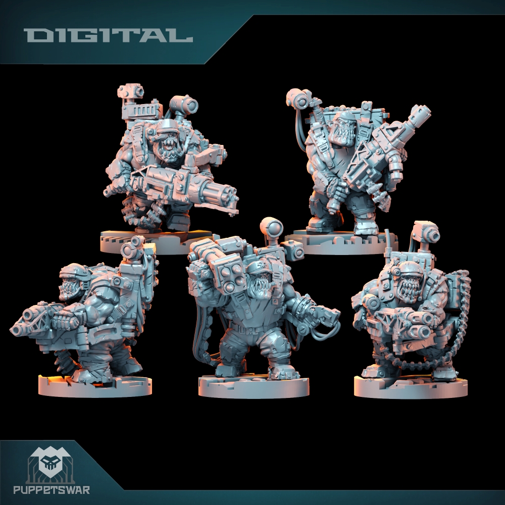 Orc Ultimate Badasses Squad, G - 3D Printing Action Figure review and price