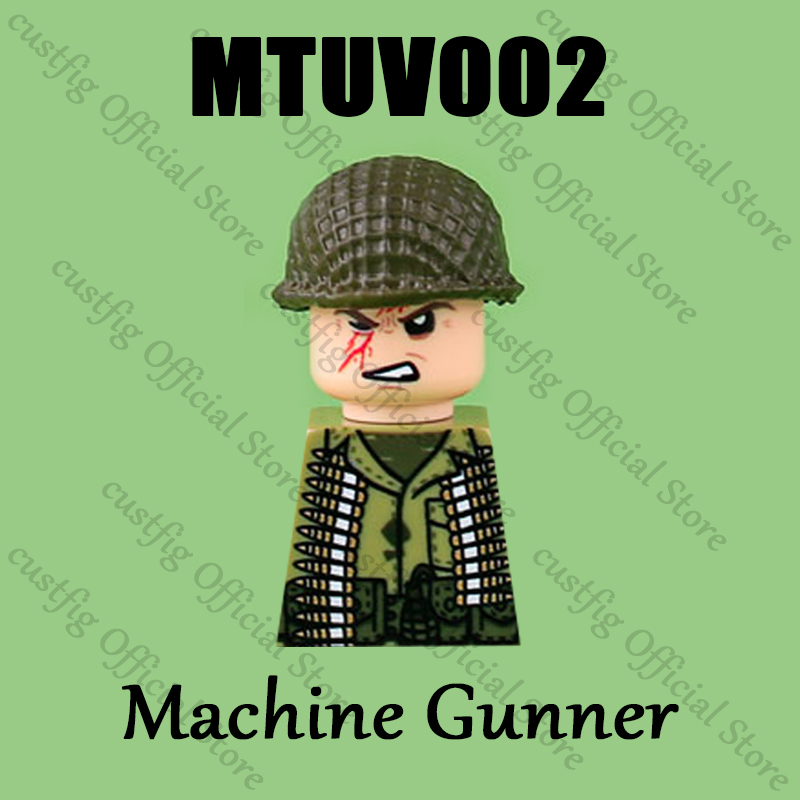 WW2 Soldier Figures Weapon 3D  - 3D Printing Lego Bricks review and price