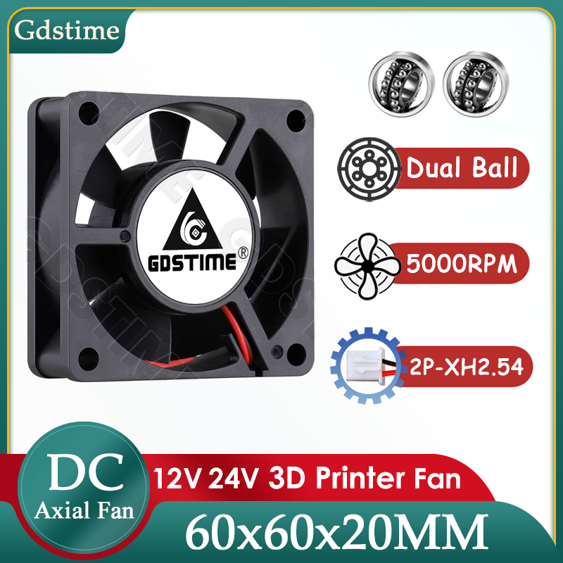 Gdstime 6020 Fan 24V 12V 5V DC - 3D Printer Power Supply review and price