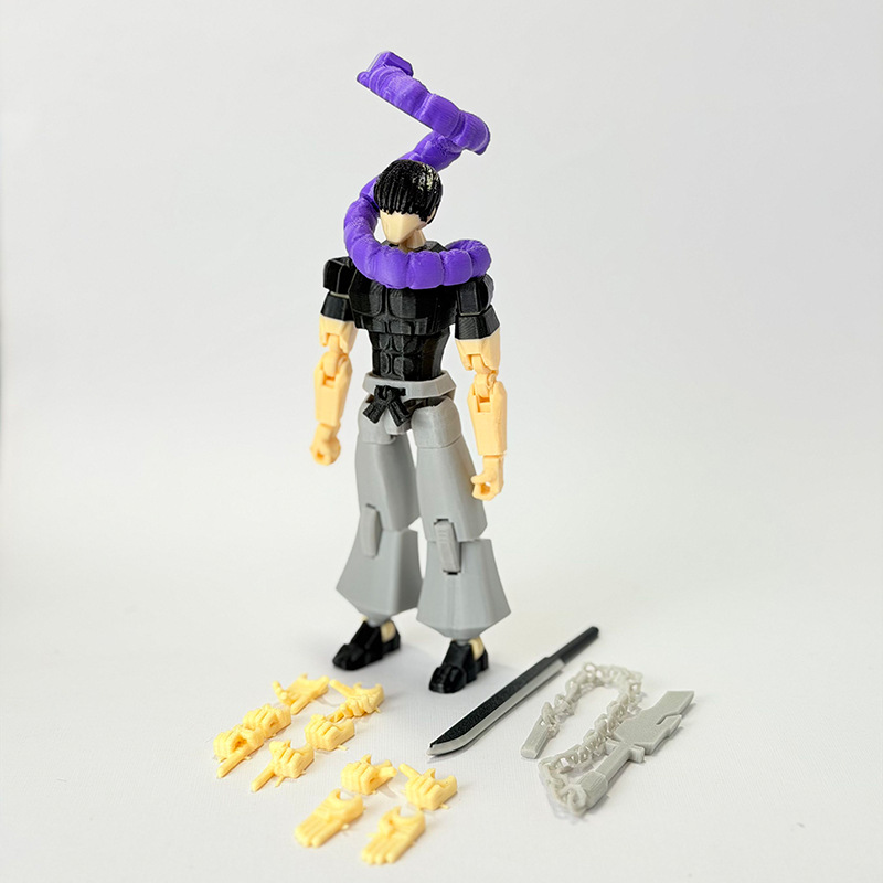 3D Printed Jujutsu Kaisen Gojo - 3D Printing Action Figure review and price