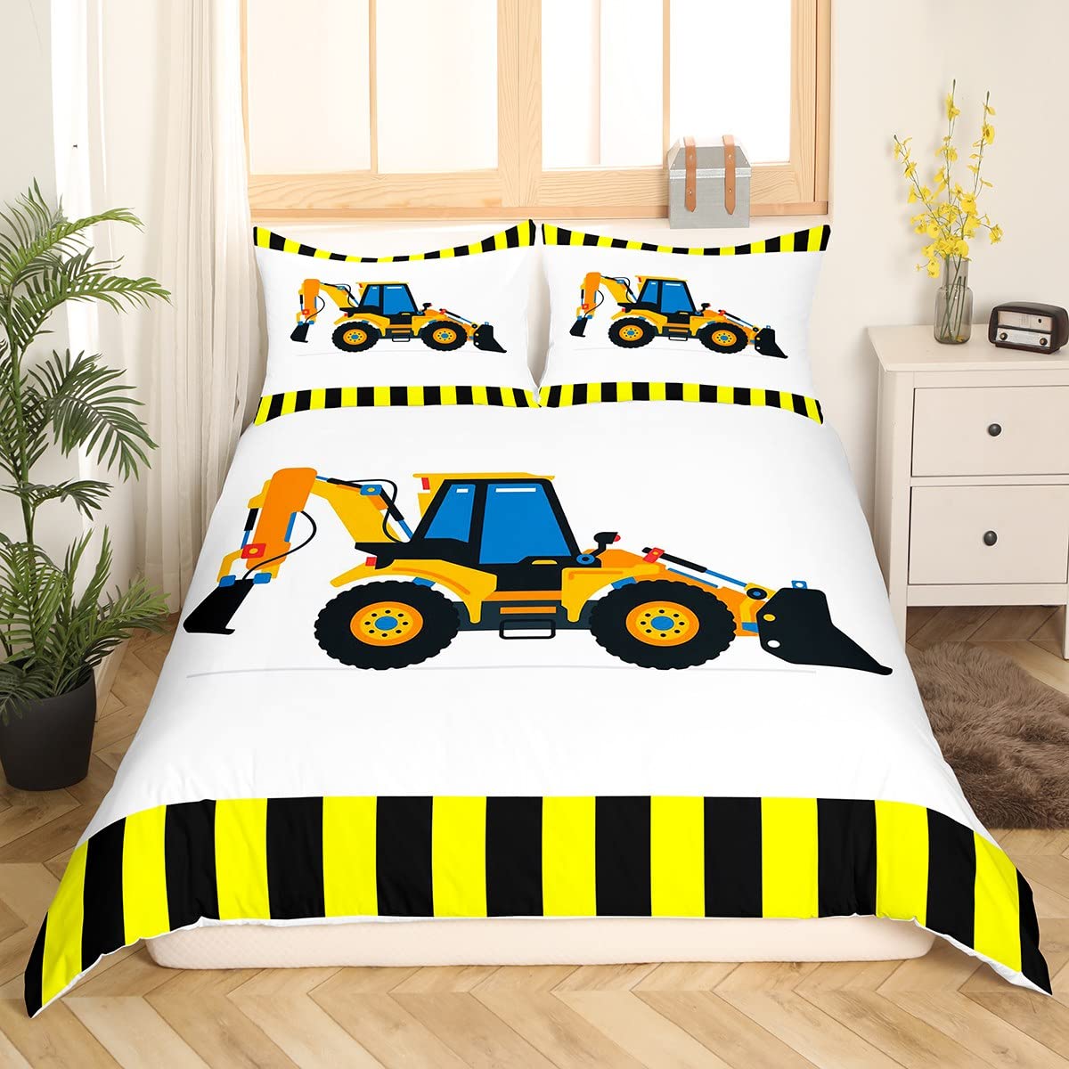 Truck Excavator Bedding Set,Un - 3D Printing Excavator review and price