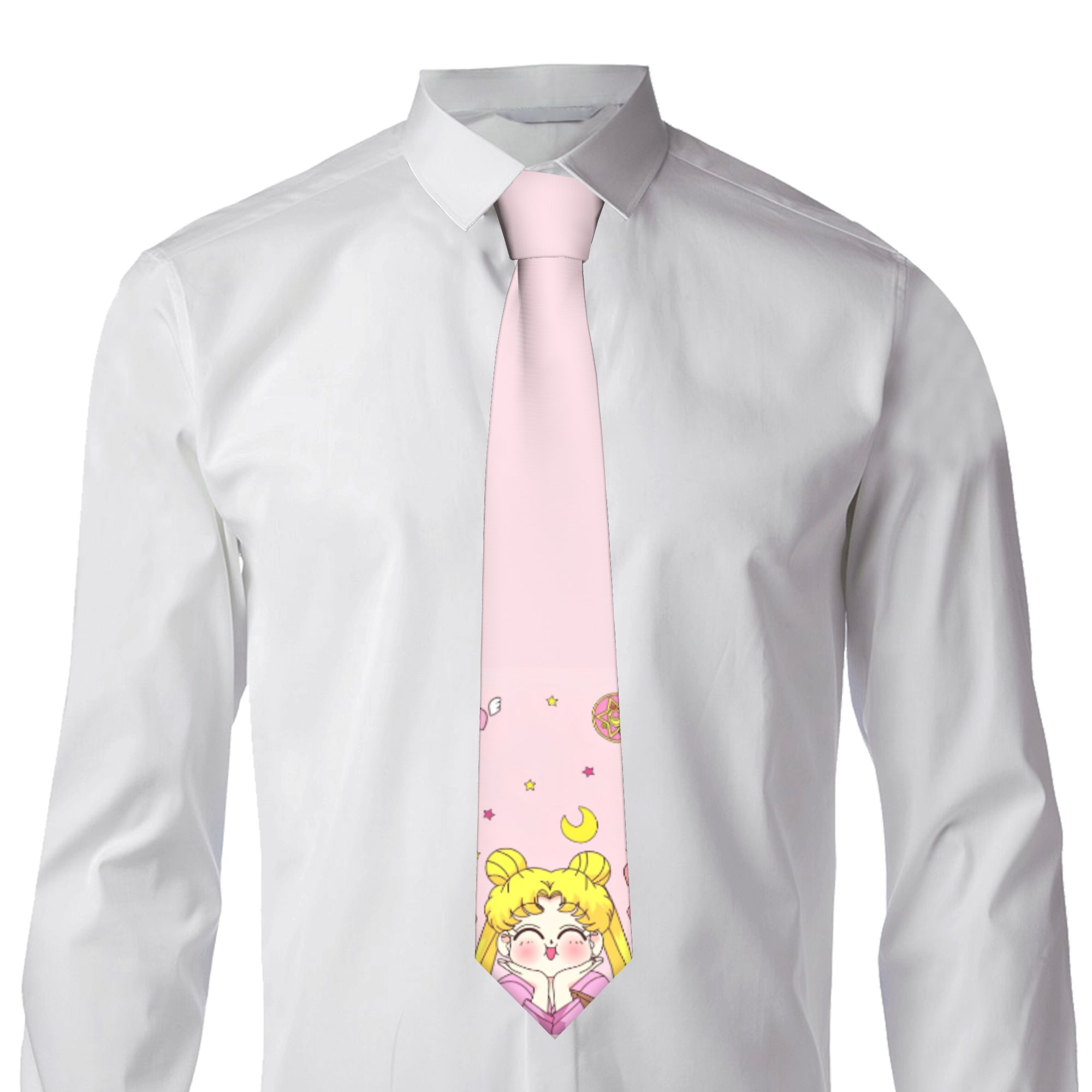 Mens Tie Cartoon Moons 3D Prin - 3D Printing Quality review and price