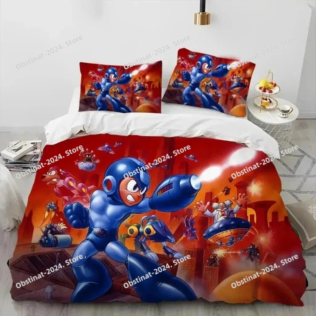 3D Mega Man X Dive Bedding Set - 3D Printing Rock review and price
