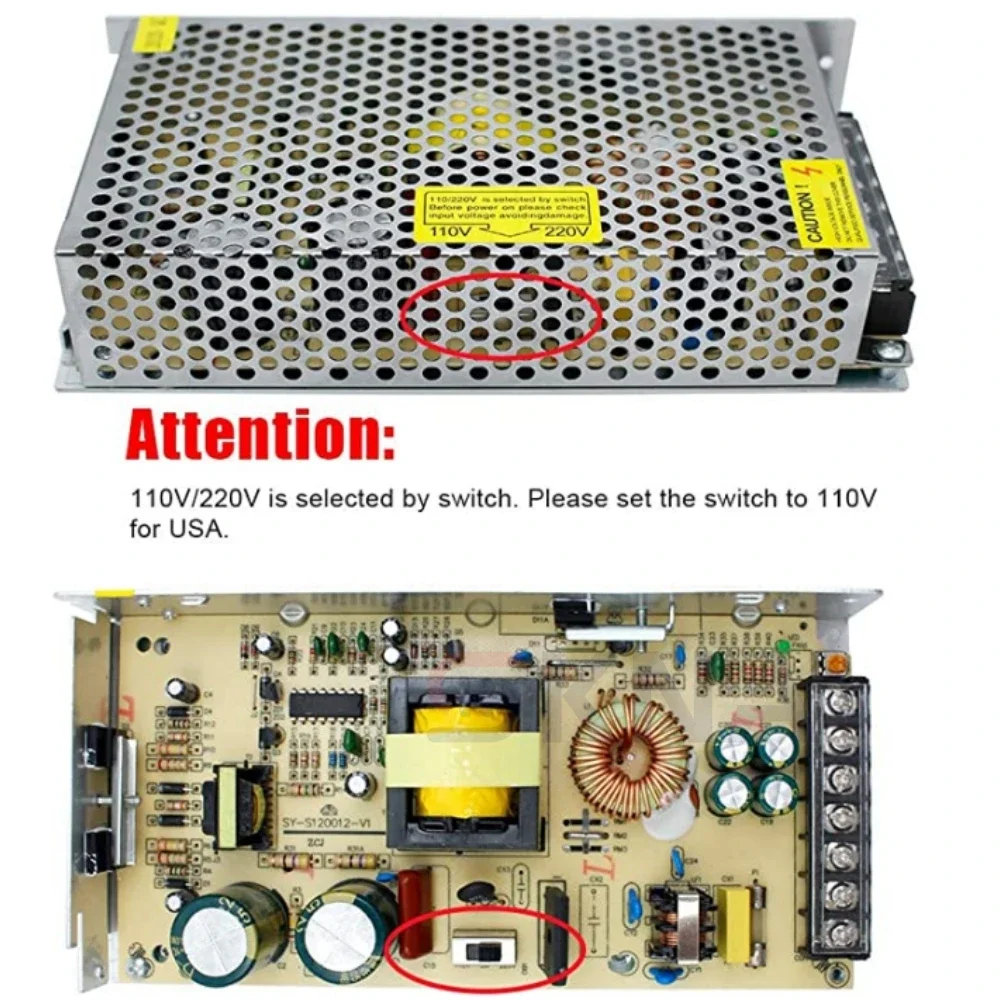 12V Power Supply 1A 2A 3A 4A 5 - 3D Printer Power Supply review and price