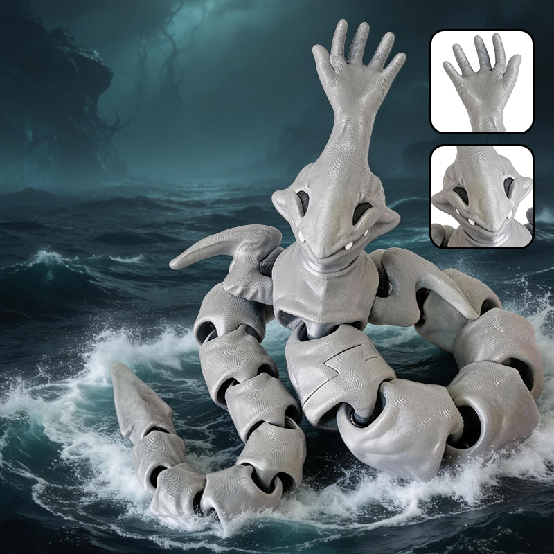New 3D Printing Sea Eater Bloo - 3D Printing Action Figure review and price