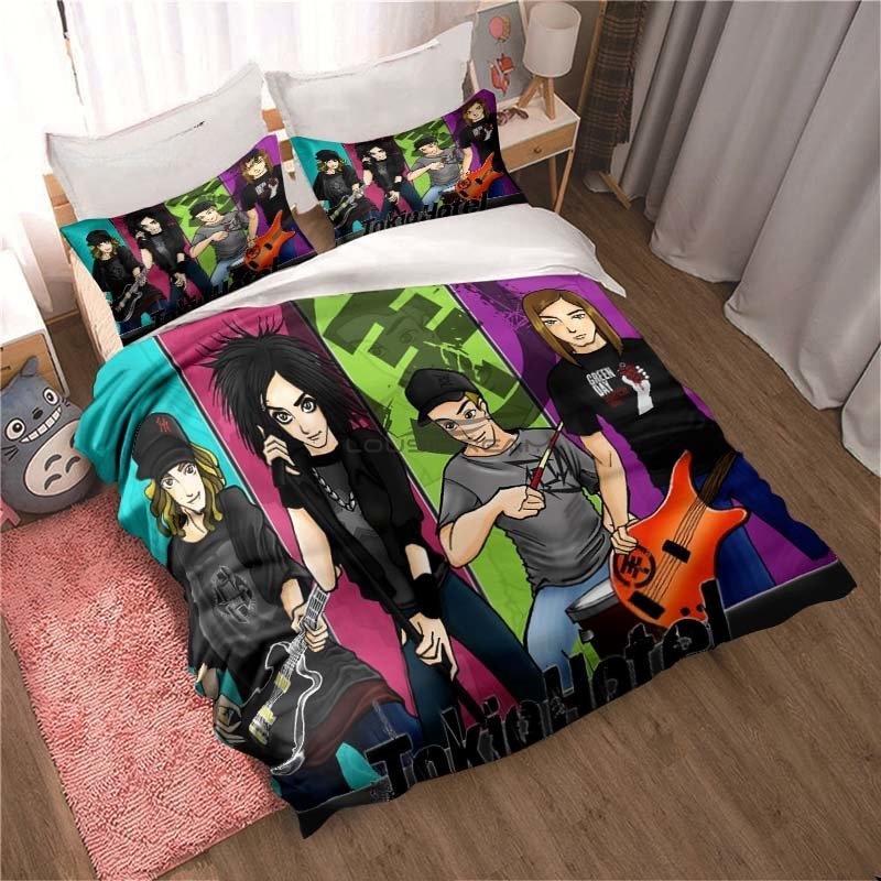 New Tokio Hotel Bedding Set 3D - 3D Printing Rock review and price