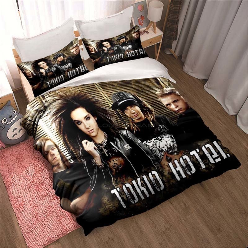 New Tokio Hotel Bedding Set 3D - 3D Printing Rock review and price