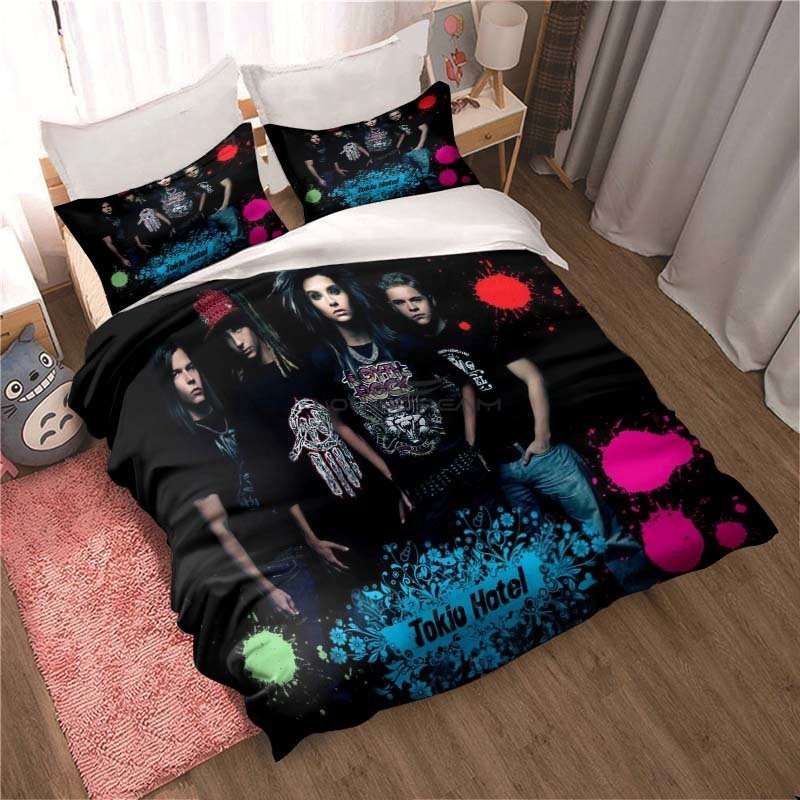 New Tokio Hotel Bedding Set 3D - 3D Printing Rock review and price