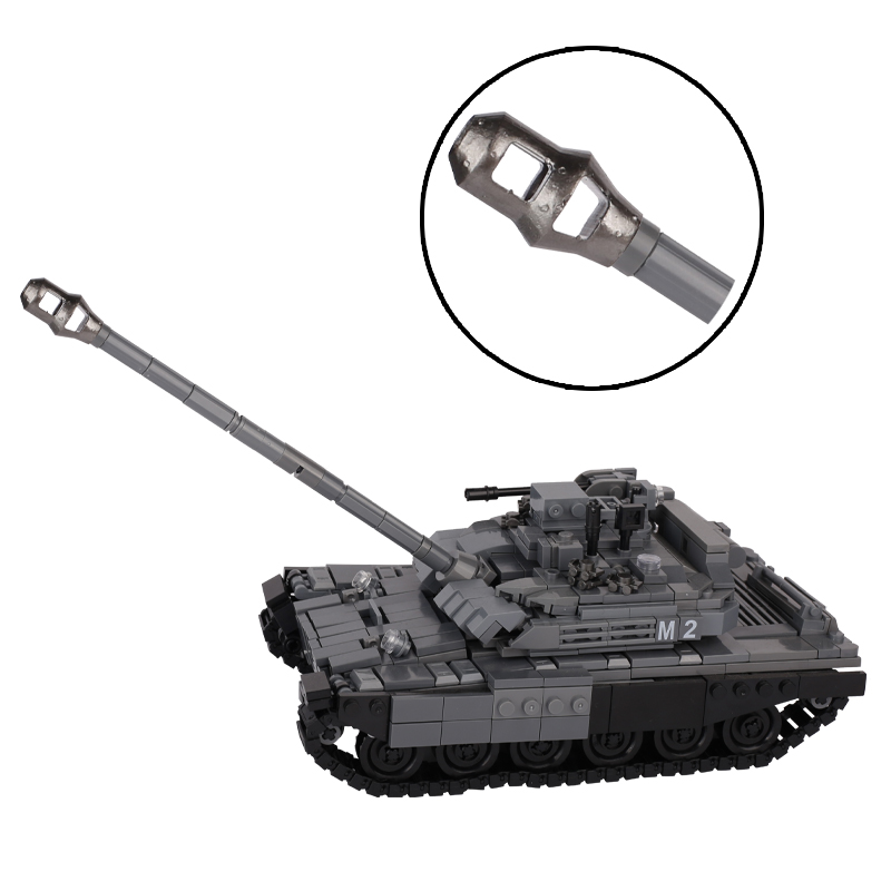 MOC WW2 Military Tank Cannon 3 - 3D Printing Lego Bricks review and price