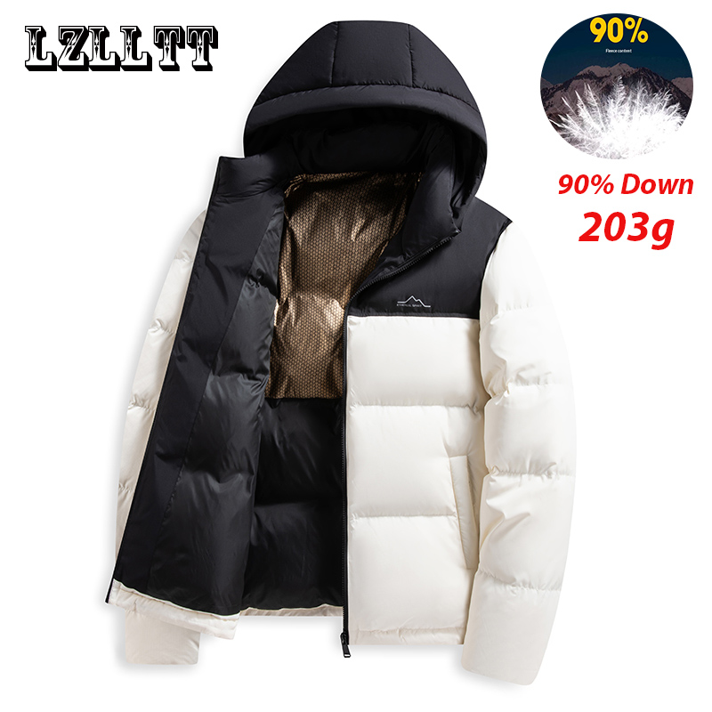 Winter Men Warm Duck Down Jack - 3D Printing Quality review and price