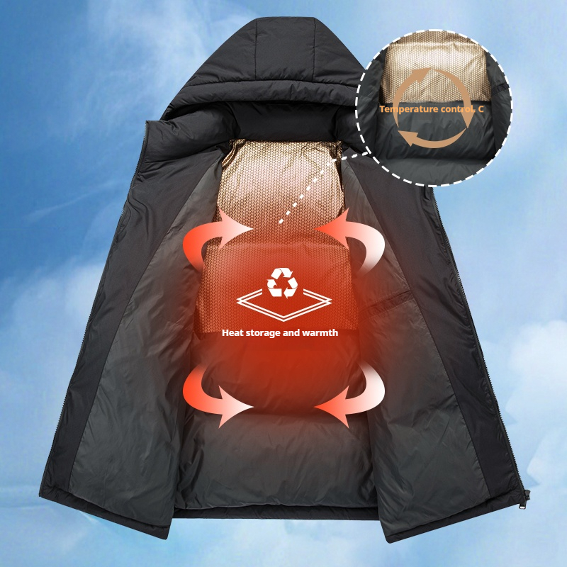 Winter Men Warm Duck Down Jack - 3D Printing Quality review and price